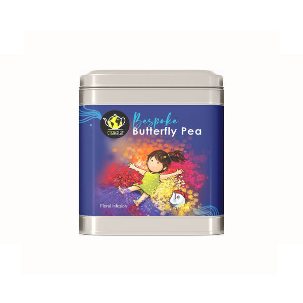 Floral Health - Butterfly Pea Tea and Chamomile Tea Gift Box |25gms X 2Tin with Strainer