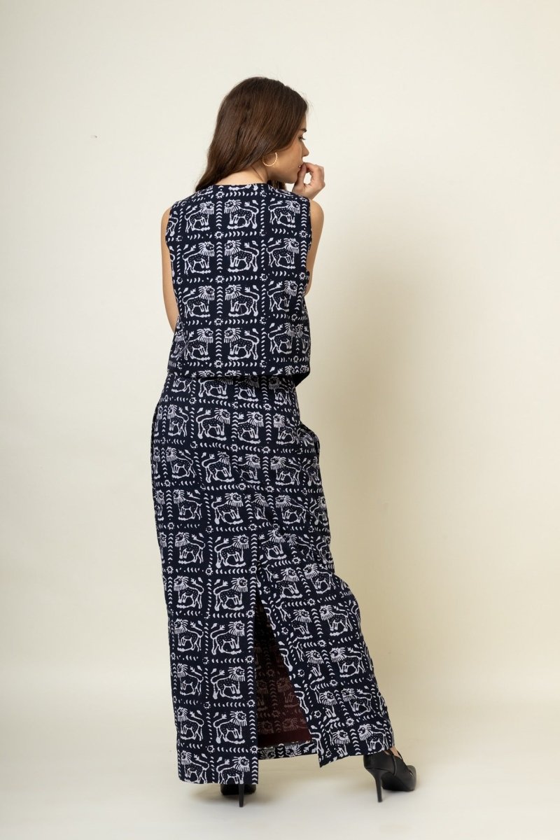 Francis Upcycled Cotton Batik Set | Verified Sustainable Womens Co - Ord Sets on Brown Living™