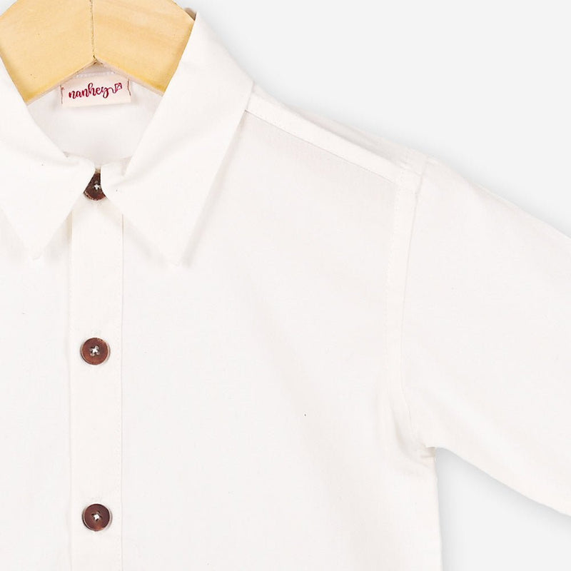 Frost- 100% Organic Cotton Formal Shirt | Verified Sustainable Kids Shirts on Brown Living™