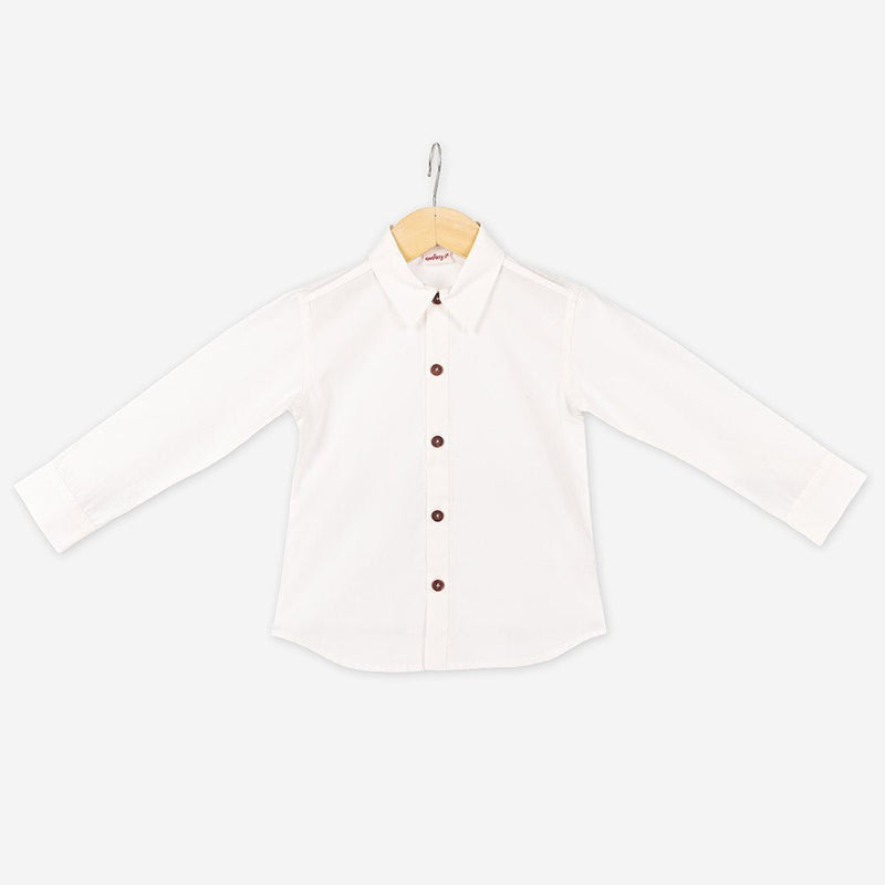 Frost- 100% Organic Cotton Formal Shirt | Verified Sustainable Kids Shirts on Brown Living™