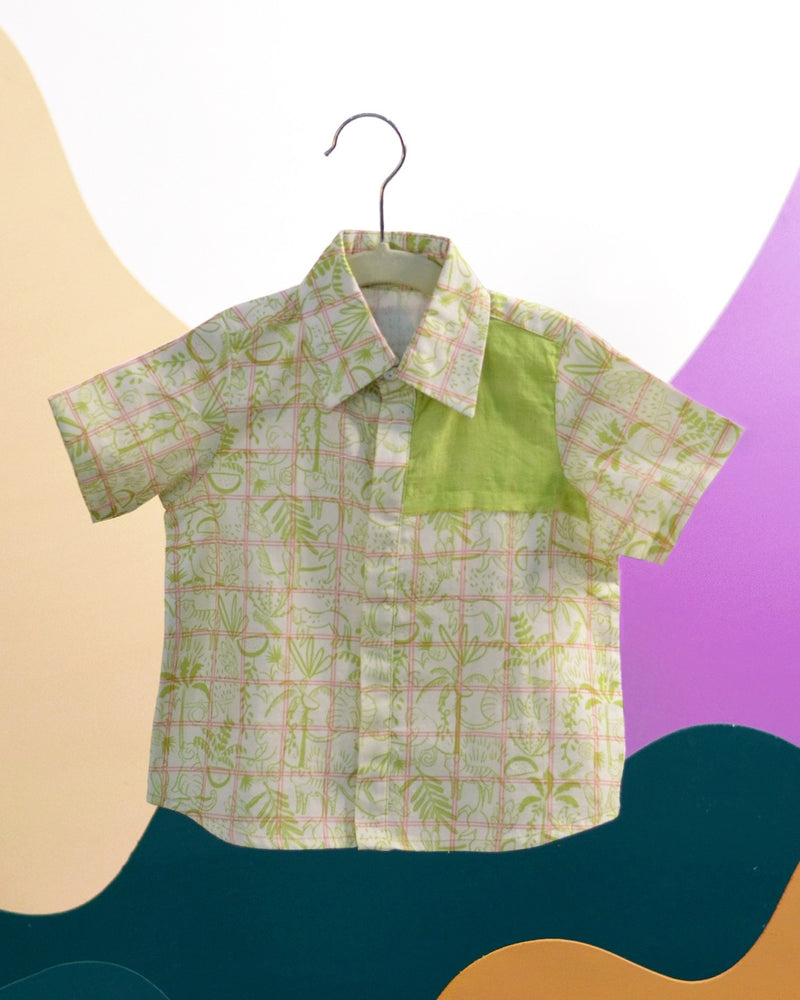 Jungle Gym Printed Cotton Casual Shirt