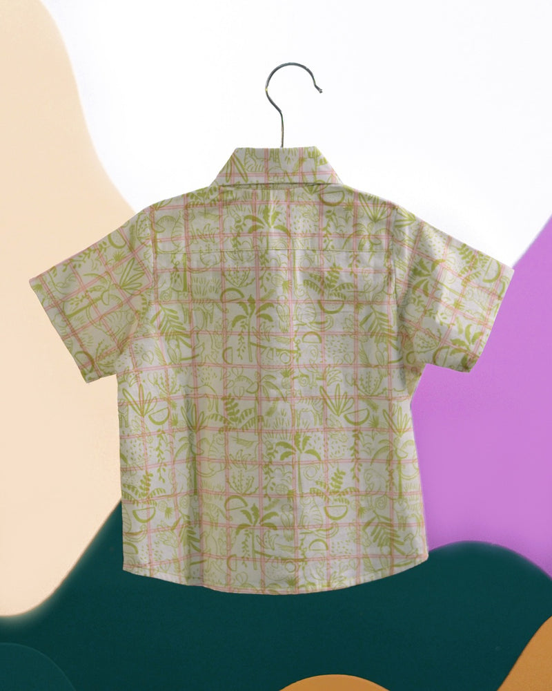 Jungle Gym Printed Cotton Casual Shirt