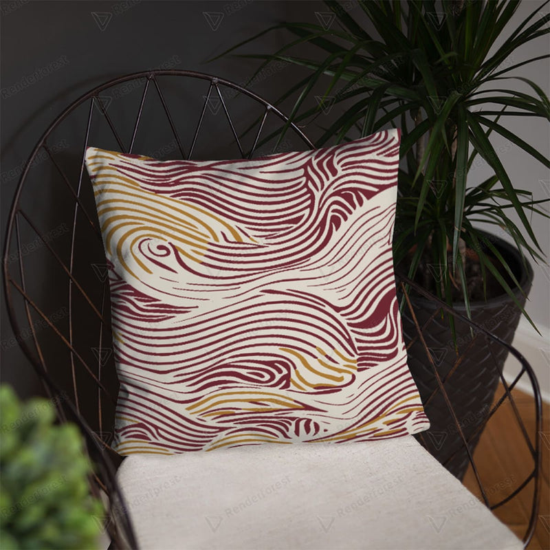 Geometric Lines - Recycled Polycotton Cushion Covers - Pack of 4 | Verified Sustainable Covers & Inserts on Brown Living™