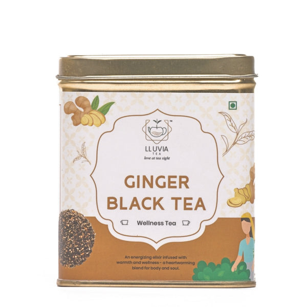 Ginger Black Tea | Immune Support and Energy Boost - 70g | Verified Sustainable Tea on Brown Living™