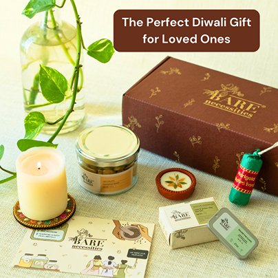 Glow & Pamper Diwali Skincare Gift Set for Women & Men | Handcrafted Luxury Diwali Gift Hamper | Verified Sustainable Gift Giving on Brown Living™