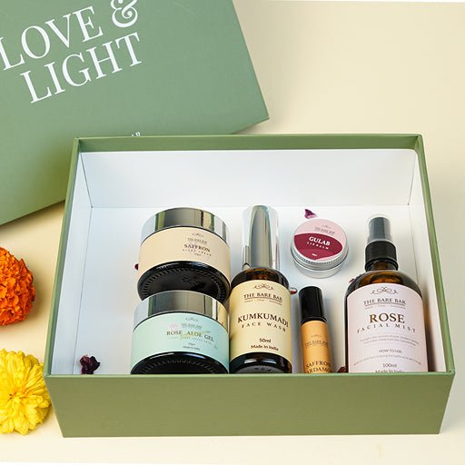 Golden Glow Kit - Handcrafted Natural Skin Care & Lip Care Hamper | Verified Sustainable Gift Giving on Brown Living™