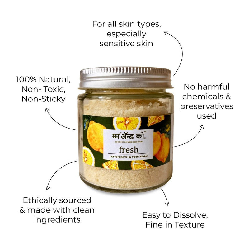 Handcrafted Coconut Wax Candle Saver Pack - Fresh Bath & Foot Soak & Zesty Citrus | Verified Sustainable Gift Giving on Brown Living™