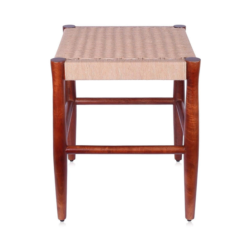 Handcrafted Loom Nest Wooden Stool | Verified Sustainable Decor & Artefacts on Brown Living™