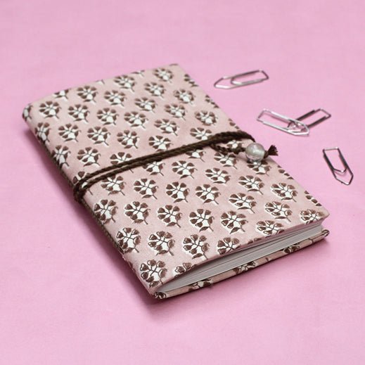 Handmade Blush Floral Diary | Verified Sustainable Notebooks & Notepads on Brown Living™