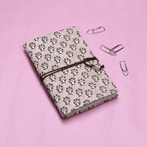 Handmade Blush Floral Diary | Verified Sustainable Notebooks & Notepads on Brown Living™