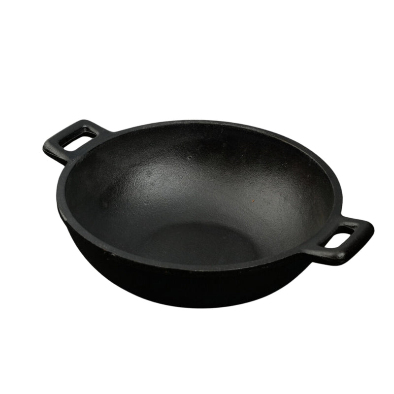 Handmade Cast Iron Combo (Kadai + Dosa Tawa + Skillet) | Verified Sustainable Cookware on Brown Living™