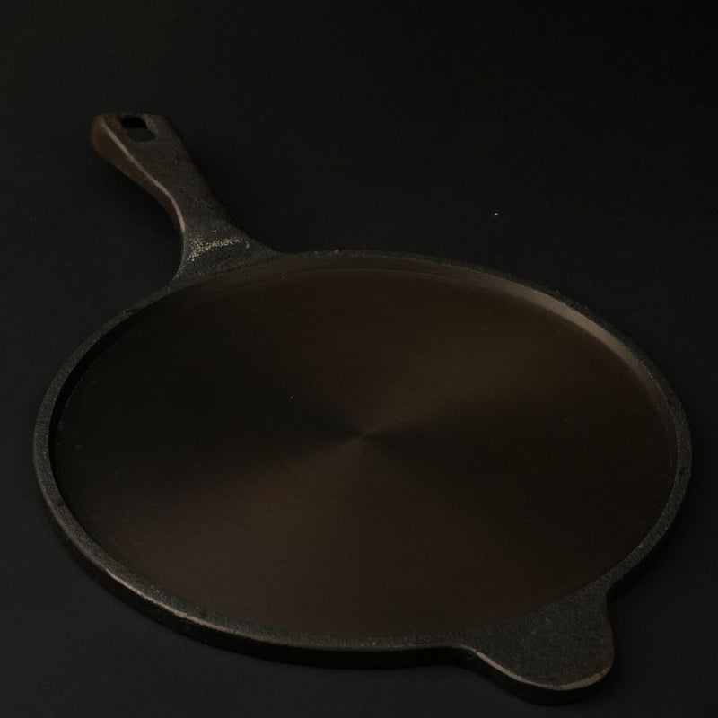 Handmade Cast Iron Combo (Kadai + Roti/ Dosa Tawa + Skillet) | Verified Sustainable Cookware on Brown Living™