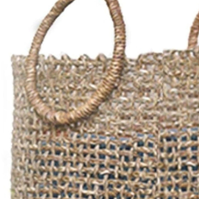 Handmade Sabai Grass Laundry Basket - Natural | Verified Sustainable Baskets & Boxes on Brown Living™