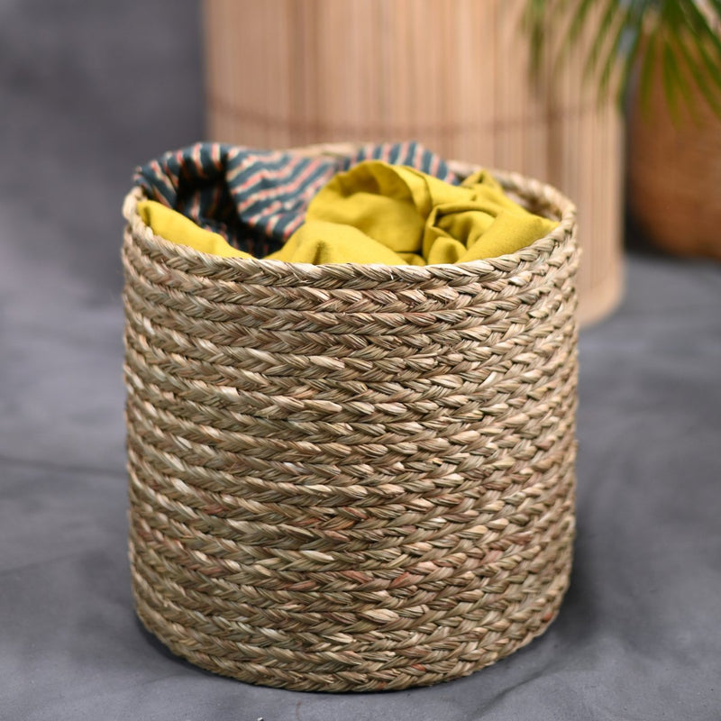 Handmade Sabai Grass Planter - Natural | Verified Sustainable Pots & Planters on Brown Living™