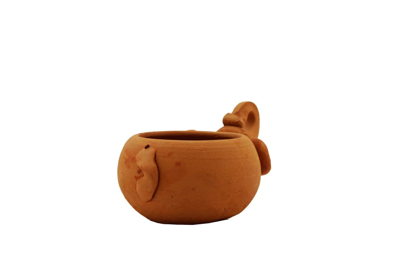 Handmade Terracotta Hanging Planter Elephant | Verified Sustainable Pots & Planters on Brown Living™