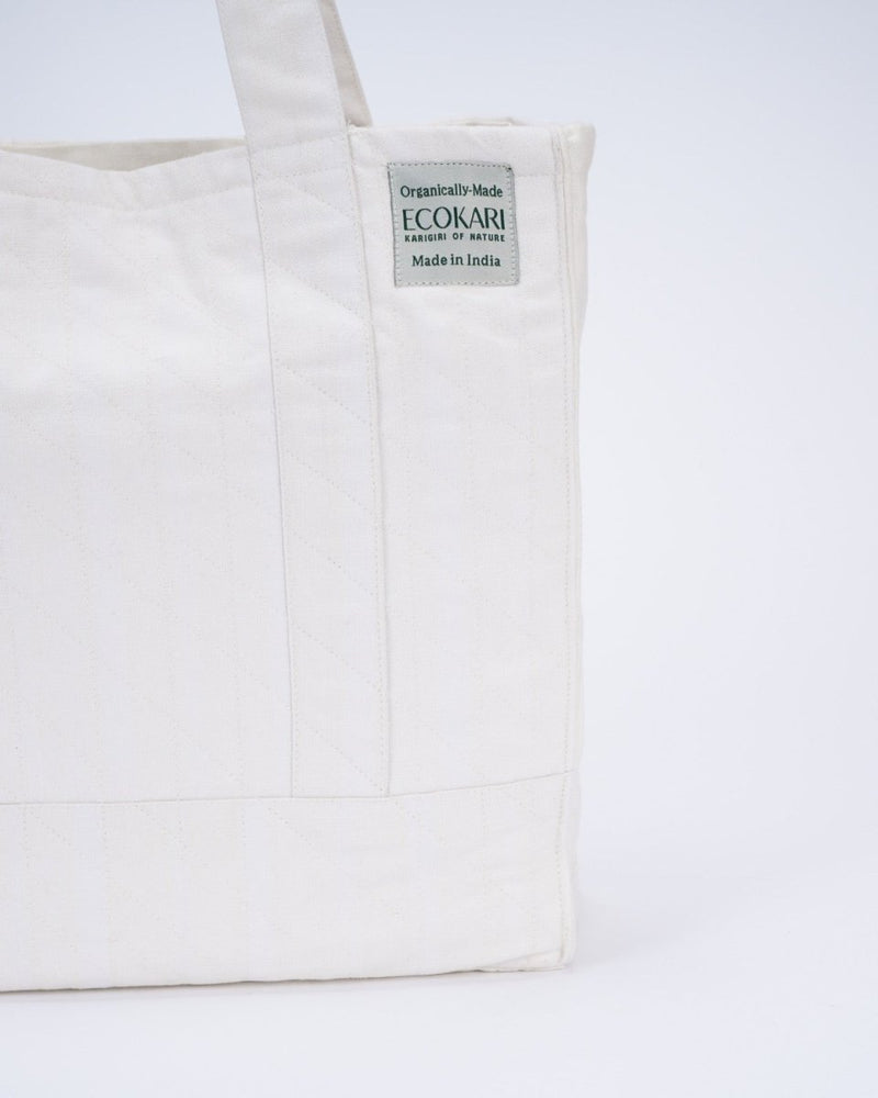 Hemp Eco - Tote Bag | Off - White | Verified Sustainable Tote Bag on Brown Living™