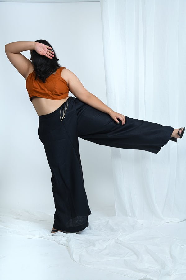 Hemp Wrap Pants | Must Have Black | Verified Sustainable Womens Pants on Brown Living™