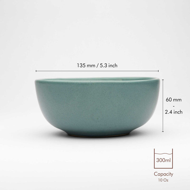 Herb - Recycled Ceramic Bowls | Set of 2 | Verified Sustainable Cups & Saucers on Brown Living™