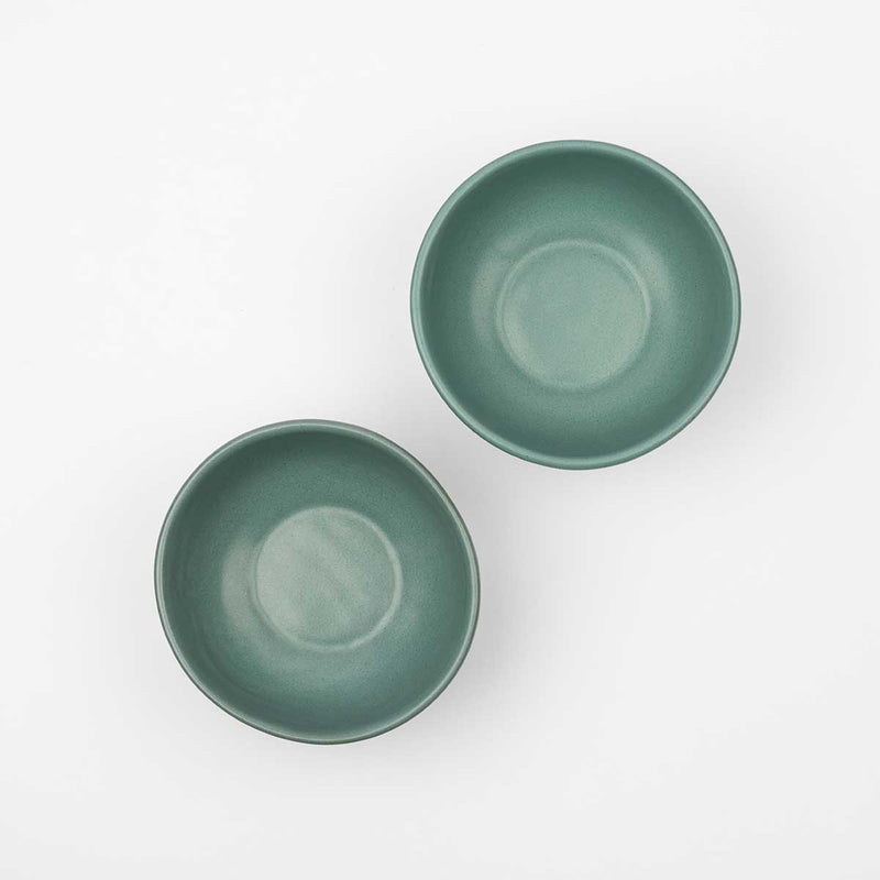 Herb - Recycled Ceramic Bowls | Set of 2 | Verified Sustainable Cups & Saucers on Brown Living™