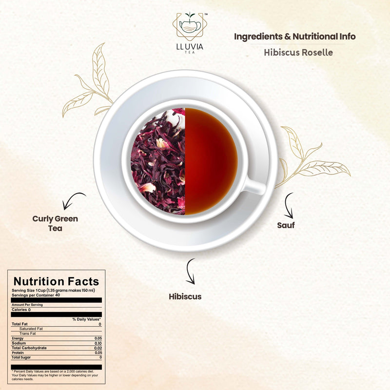 Hibiscus Tea- Aids Digestion & Weight Loss- 50g | Verified Sustainable Tea on Brown Living™