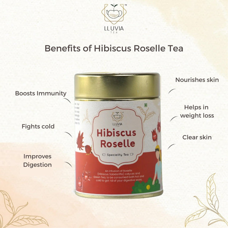 Hibiscus Tea- Aids Digestion & Weight Loss- 50g | Verified Sustainable Tea on Brown Living™