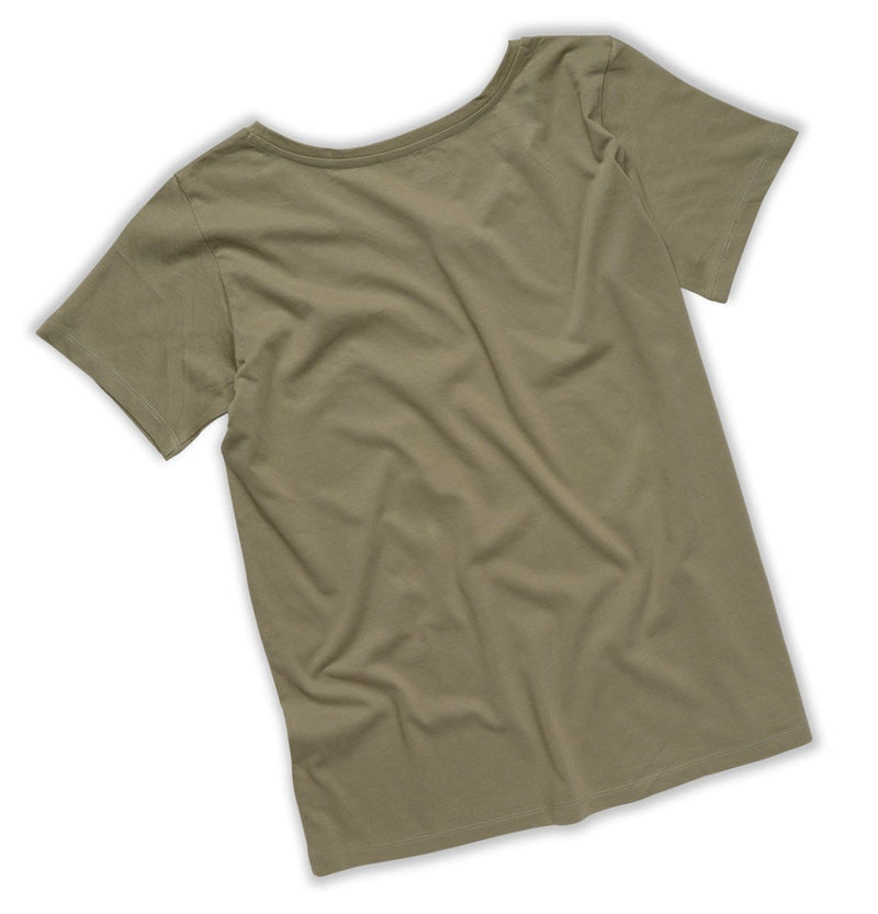 Human Nature - Womens Organic Cotton T - shirt | Sage | Verified Sustainable Womens T - Shirt on Brown Living™