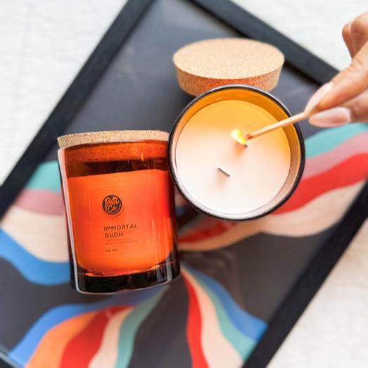 Immortal Oudh Soy Candle - Pack of 1 | Verified Sustainable Candles & Fragrances on Brown Living™