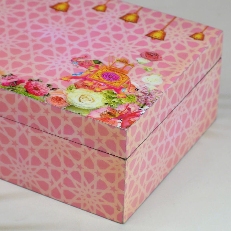 Indian Elephant Tea Box | Jewellery Box | Verified Sustainable Organizers on Brown Living™