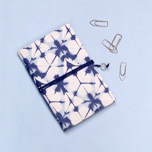 Indigo Blockprinted Pocket Diary | Verified Sustainable Notebooks & Notepads on Brown Living™