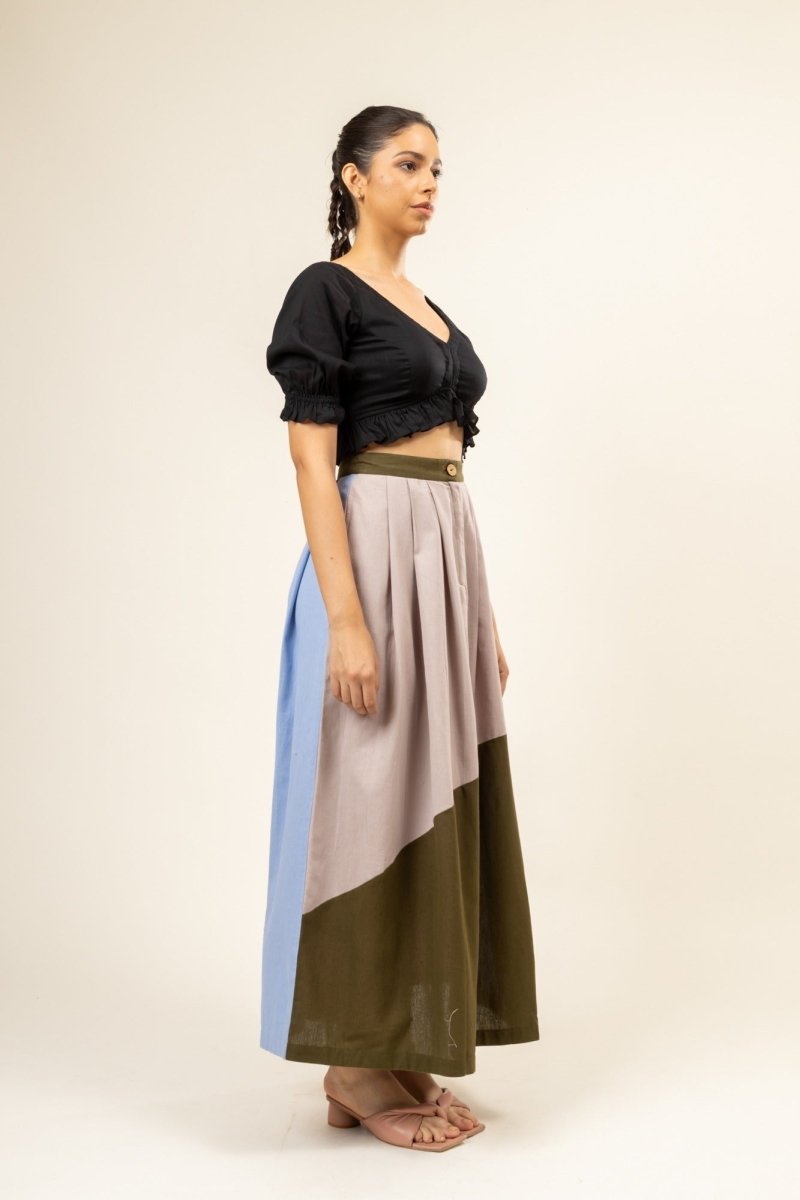 Irene Upcycled Cotton Skirt | Verified Sustainable Womens Skirt on Brown Living™