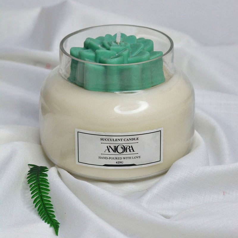 Jasmine Succulent Soy Soy Wax Candle | Verified Sustainable Candles & Fragrances on Brown Living™