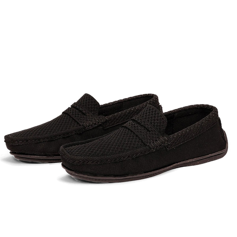 Jet Blue Moc Mens Shoes Loafers | Verified Sustainable Mens Casual Shoes on Brown Living™