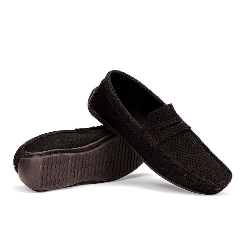 Jet Blue Moc Mens Shoes Loafers | Verified Sustainable Mens Casual Shoes on Brown Living™