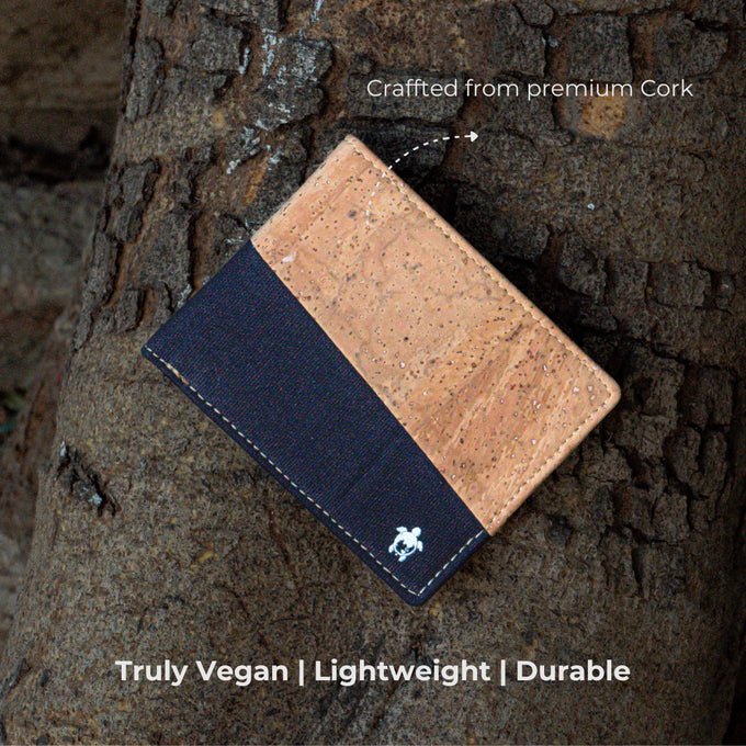 Kakapo Cork & Canvas Unisex Bifold Wallet | Verified Sustainable Wallet on Brown Living™