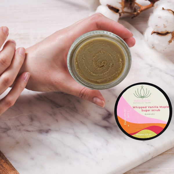 Kamala | Whipped Vanilla Maple Sugar Scrub - 50gms | Verified Sustainable Body Scrub on Brown Living™