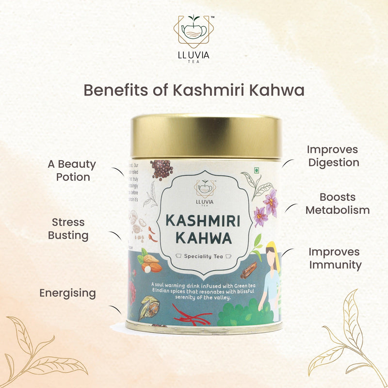 Kashmiri Kahwa- Antioxidant & Boosts Immunity- 50g | Verified Sustainable Tea on Brown Living™