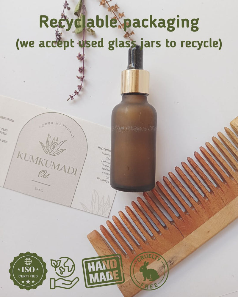 Kumkumadi Serum Oil- Skin Brightening Healing Scars and Spots | Verified Sustainable Essential Oils on Brown Living™