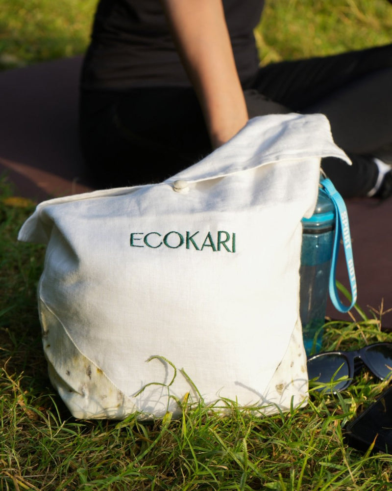 Linen Yoga Mat Bag | Verified Sustainable Gift Bags on Brown Living™