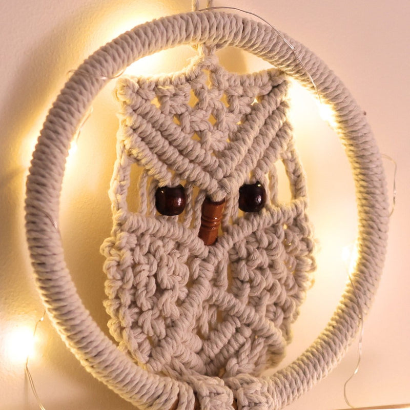 Macrame Owl Wall Hanging | Verified Sustainable Wall Decor on Brown Living™