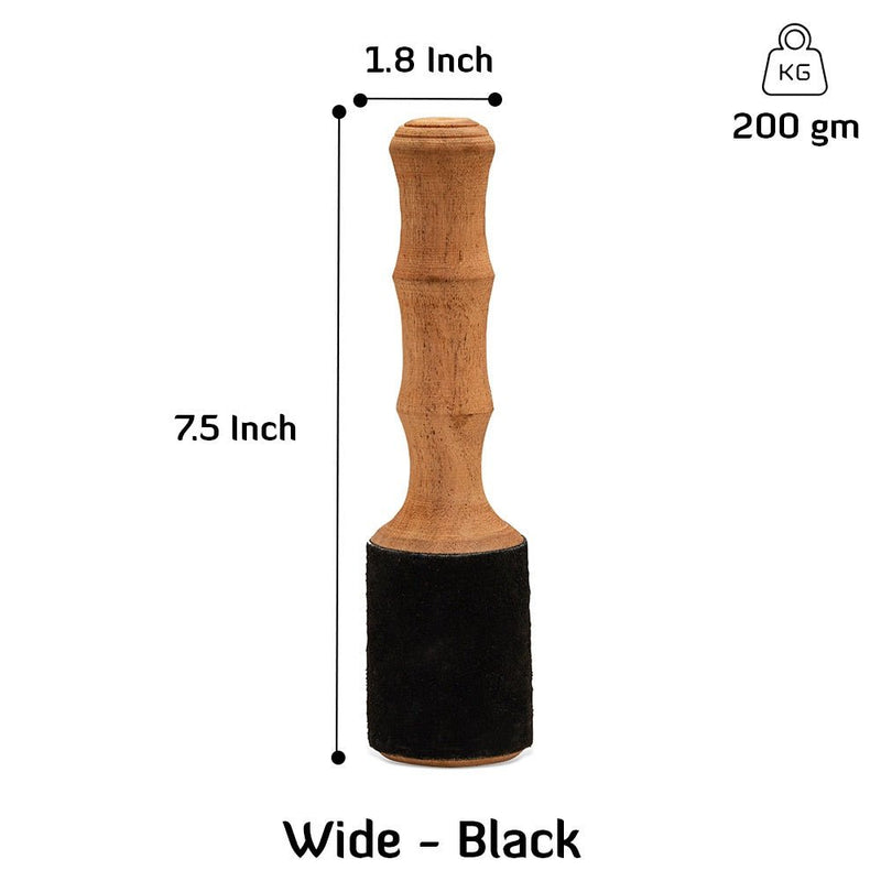 Mallet Black wide - 45cm | Verified Sustainable Musical Instruments on Brown Living™