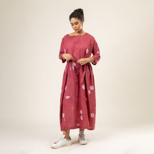 Maria Knot Upcycled Cotton Dress | Verified Sustainable Womens Dress on Brown Living™