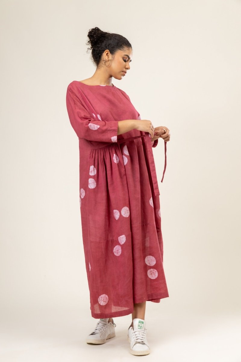 Maria Knot Upcycled Cotton Dress | Verified Sustainable Womens Dress on Brown Living™