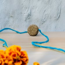 Meadow Magic Small Circle Eco - Friendly Rakhi with Free Roli & Seeds! | Verified Sustainable Rakhi on Brown Living™