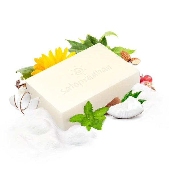 Natural Clarifying Neem - Tulsi Soap - 80g | Verified Sustainable Body Soap on Brown Living™