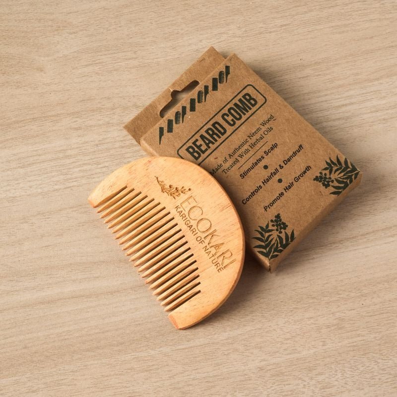 Natural Neem Wooden Combs Set | Verified Sustainable Hair Comb on Brown Living™