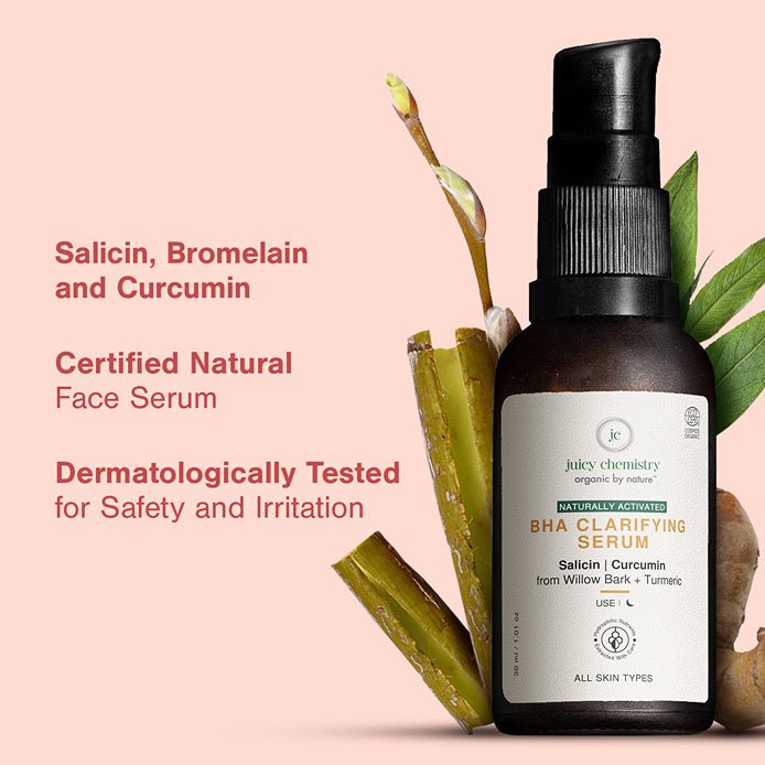 Naturally Activated BHA Clarifying Serum - 10ml | Verified Sustainable Face Serum on Brown Living™