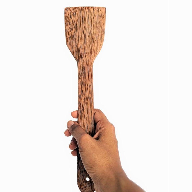 Non - Stick Coconut Wooden Spatula (Set of 2) | Verified Sustainable Cutlery on Brown Living™