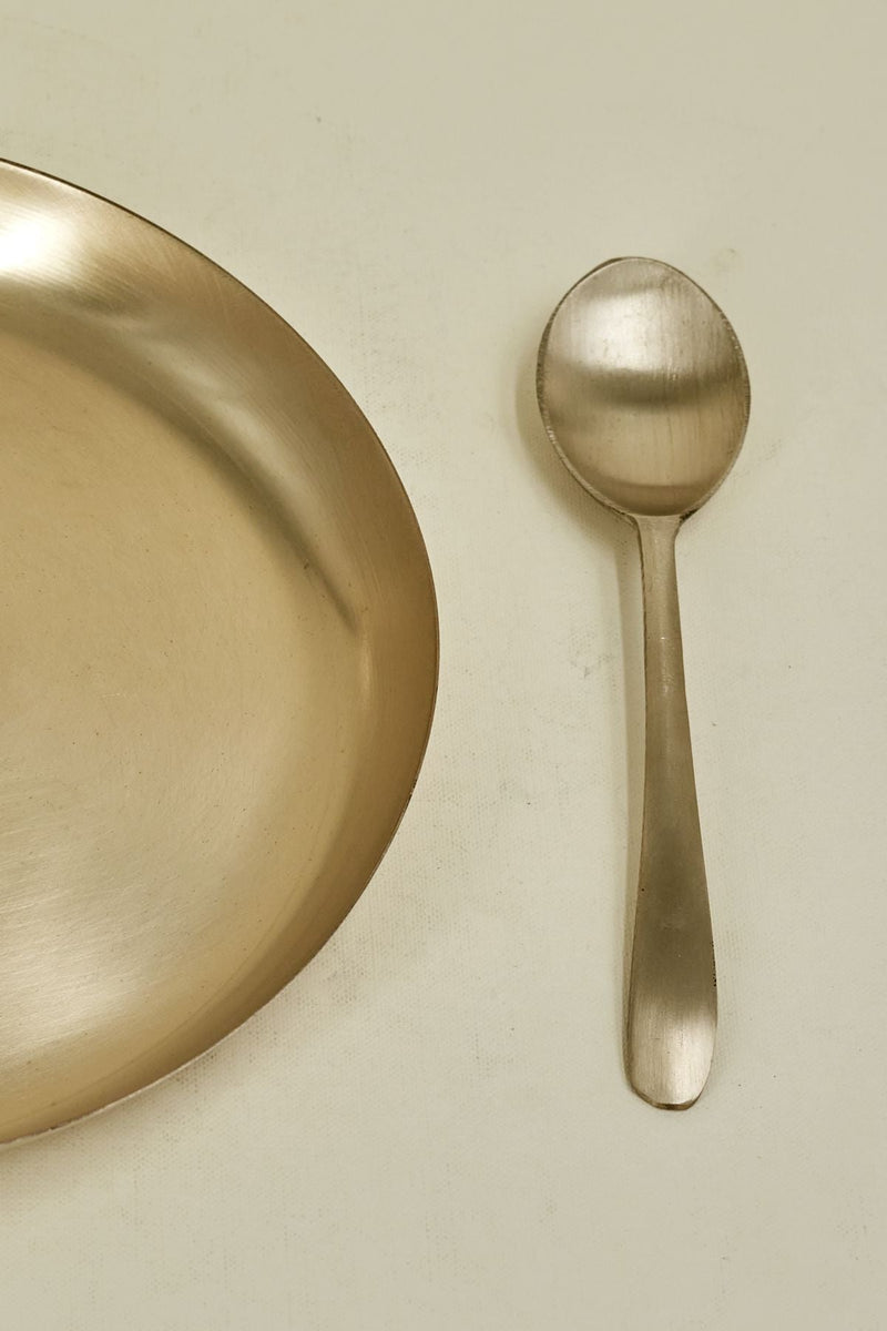 Original Kansa/ Bronze Breakfast Plate | Verified Sustainable Plates & Bowls on Brown Living™