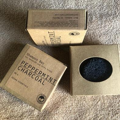 Peppermint - Charcoal Shampoo Bar for Dandruff and Itchy Scalp | Verified Sustainable Hair Shampoo Bar on Brown Living™