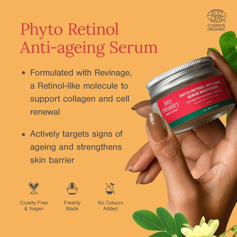 Phyto - Retinol Advanced Serum Moisturiser - 50g | Verified Sustainable Face Cream on Brown Living™